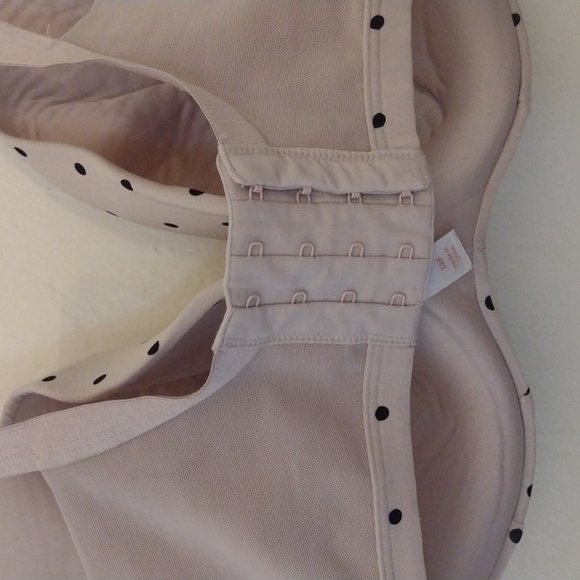 Cacique Polka Dot Lightly Lined Balconette Size 38F - Picture 3 of 7
